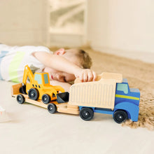 Load image into Gallery viewer, Melissa &amp; Doug Classic Dump Truck &amp; Loader Toy