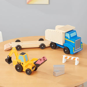 Melissa & Doug Classic Dump Truck & Loader Toy