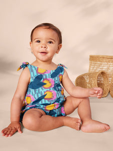 Tea Collection | Tie Shoulder Baby Romper