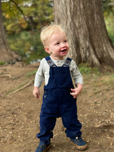 Me & Henry | Navy Harrison Cord Overalls