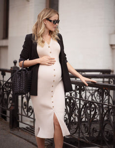 Seraphine | Hana Maternity & Nursing Rib Knit Dress