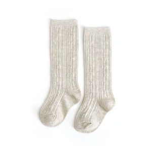 Little Stocking Co | Cable Knit Knee High Socks