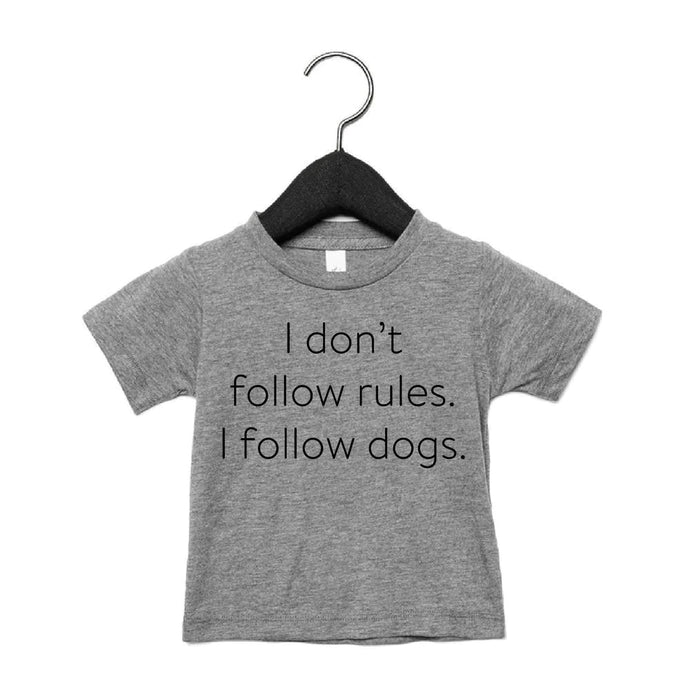 Portage & Main | I Don't Follow Rules. I Follow Dogs Tee
