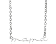 Load image into Gallery viewer, Ryan + Layla | Mama Script Necklace