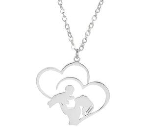 Ryan + Layla | The Double Heart Necklace