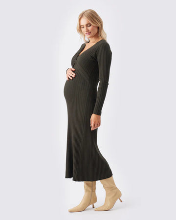 Ripe Maternity| Remi Knit Nursing Dress