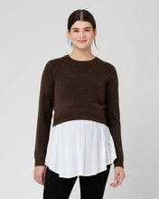 Load image into Gallery viewer, Ripe Maternity | Sandy Detachable Nursing Knit Top