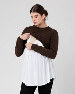 Ripe Maternity | Sandy Detachable Nursing Knit Top