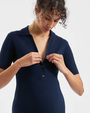 Load image into Gallery viewer, Ripe Maternity | Maddy Knit Polo Dress