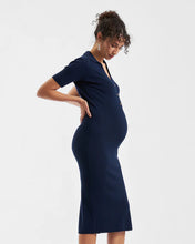 Load image into Gallery viewer, Ripe Maternity | Maddy Knit Polo Dress