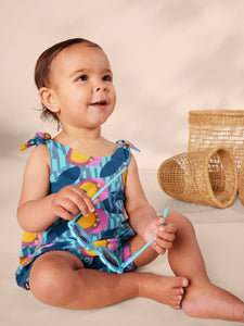 Tea Collection | Tie Shoulder Baby Romper