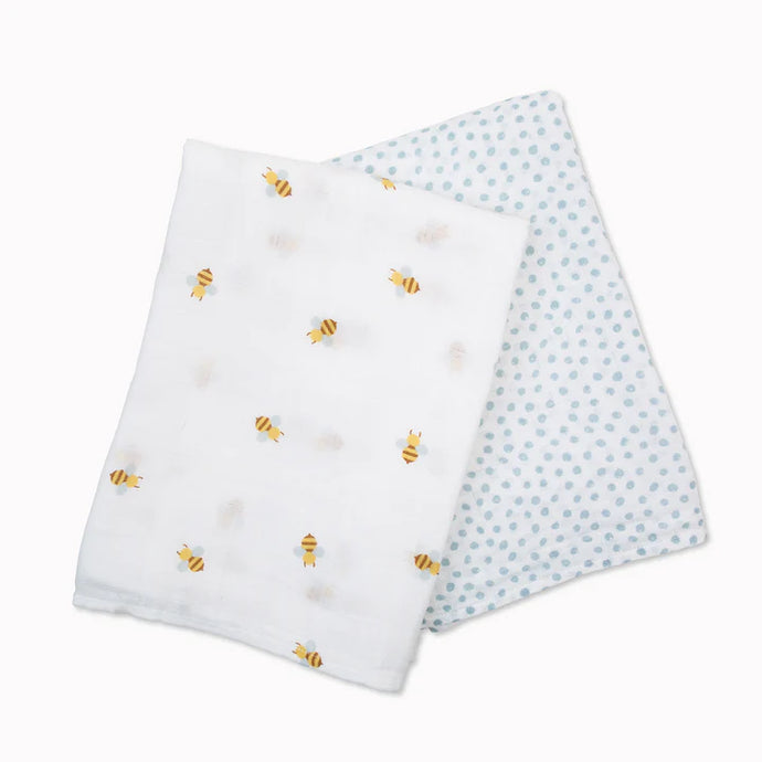 Lulujo | Cotton Swaddle 2 Pack