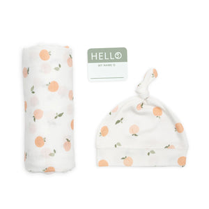 Lulujo | Hello World Blanket & Knotted Hat