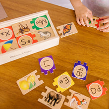 Load image into Gallery viewer, Melissa &amp; Doug Self-Correcting Alphabet Letter Puzzles