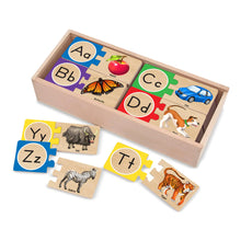 Load image into Gallery viewer, Melissa &amp; Doug Self-Correcting Alphabet Letter Puzzles
