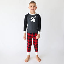 Load image into Gallery viewer, Lola &amp; Taylor Country Moose Kid&#39;s Pajamas