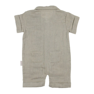 L'oved Baby | Organic Muslin Short Sleeve Coverall