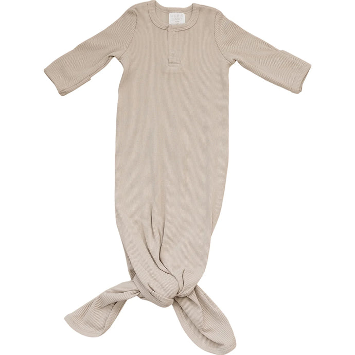 Mebie Baby | Organic Cotton Ribbed Knot Gown