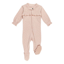 Load image into Gallery viewer, L&#39;oved Baby | Organic Smocked Zipper Footie