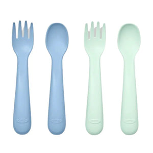 OXO Tot | Plastic Fork & Spoon Set