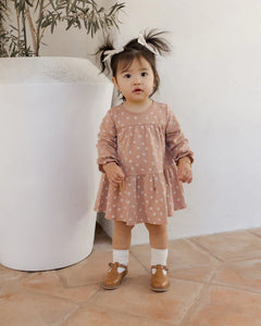 Quincy Mae | Rose Ditsy Tiered Jersey Dress