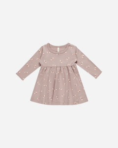 Quincy Mae | Butterflies Long Sleeve Baby Dress