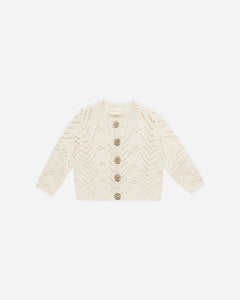 Quincy Mae | Natural Knit Cardigan