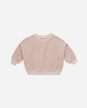 Load image into Gallery viewer, Quincy Mae | Velour Relaxed Sweatshirt