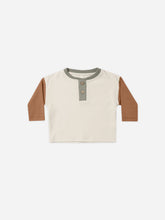 Load image into Gallery viewer, Quincy Mae Long Sleeve Henley Tee