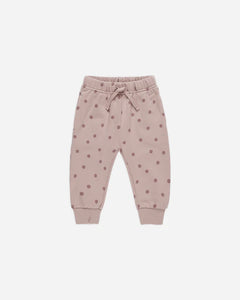 Quincy Mae | Polka Dots Relaxed Fleece Sweatpant