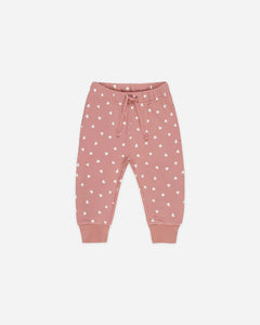 Quincy Mae | Lipstick Hearts Relaxed Sweatpant