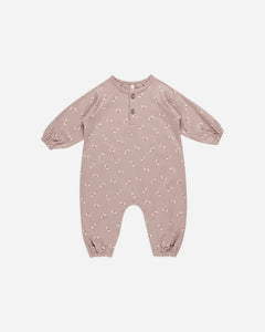 Quincy Mae | Butterflies Henley Bubble Jumpsuit