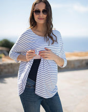 Load image into Gallery viewer, Seraphine | Ripley Maternity &amp; Nursing Easy Fit Striped Top