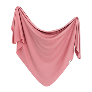 Copper Pearl | Rib Knit Swaddle Blanket