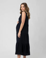 Load image into Gallery viewer, Ripe Maternity | Tracy Tiered Linen Dress