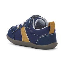 Load image into Gallery viewer, See Kai Run | Navy Connor Mini First Walker Shoes