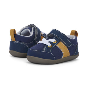 See Kai Run | Navy Connor Mini First Walker Shoes