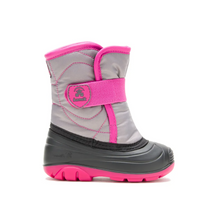 Load image into Gallery viewer, Kamik | The SNOWBUG 3 Grey &amp; Pink Infant Winter Boots