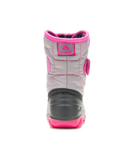 Kamik | The SNOWBUG 3 Grey & Pink Infant Winter Boots