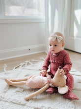 Load image into Gallery viewer, L&#39;oved Baby | Organic Smocked Zipper Footie