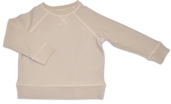 Silkberry Baby | Bamboo Fleece Sweatshirt Taupe
