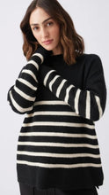 Load image into Gallery viewer, Ripe Maternity | Gerrie Nursing Knit  Black/Vanilla