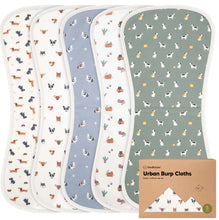 Load image into Gallery viewer, Keababies | 5 Pack Burb Cloths