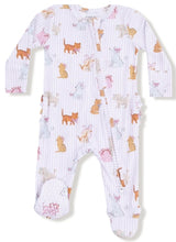 Load image into Gallery viewer, Angel Dear | 2-Way Zipper Ruffle Sleeve Footie