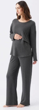 Ripe Maternity | Super Soft Lounge Pants Charcoal Marle