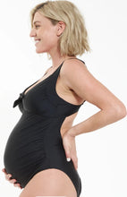 Load image into Gallery viewer, Ripe Maternity | Tie Front One Piece Swimsuit