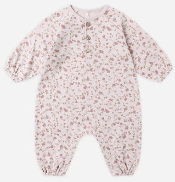 Quincy Mae | Henley Bubble Jumpsuit Garden