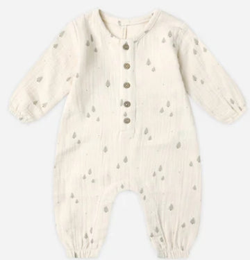 Quincy Mae | Woven Jumpsuit Trees