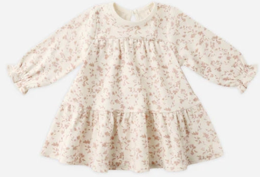 Quincy Mae | Teired Jersey Dress Garden