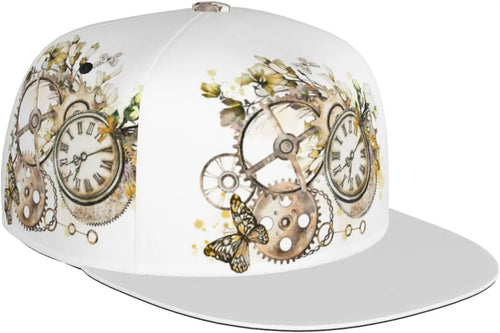 Funny Steam Punk Baseball Cap Workout Hats with Adjustable Strap for Men & Women Dad Hat Snapback Hat